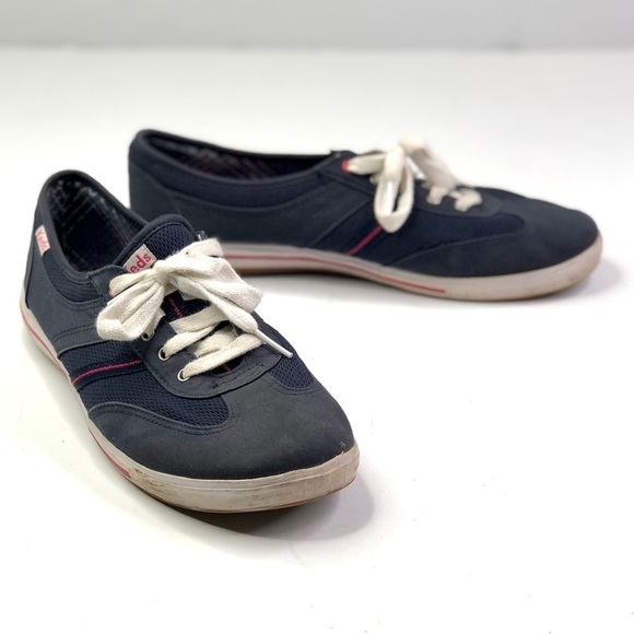 Keds Craze II low top sneakers navy red white lace up retro 8 - Picture 1 of 11